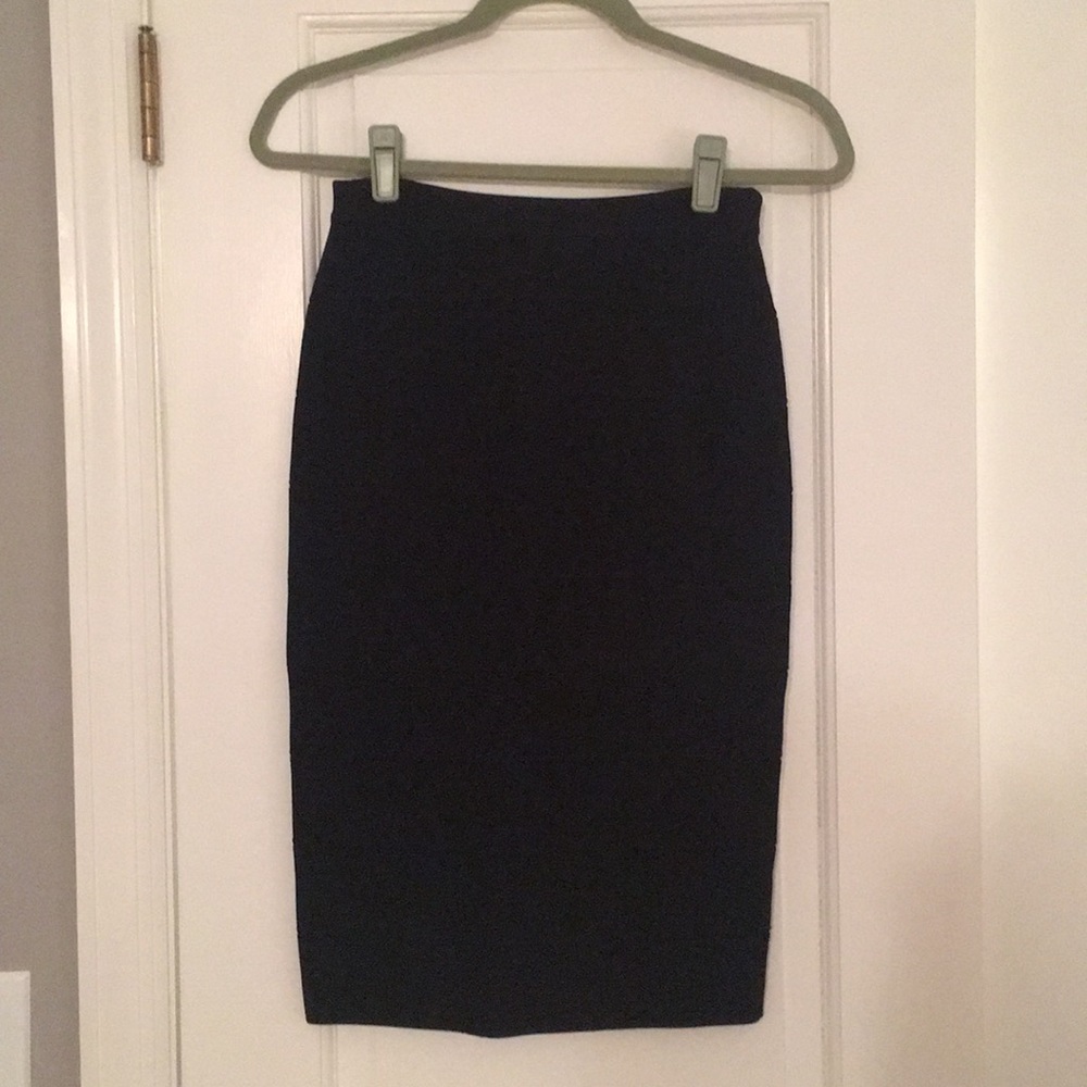 BCBGMAXAZRIA black bandage skirt